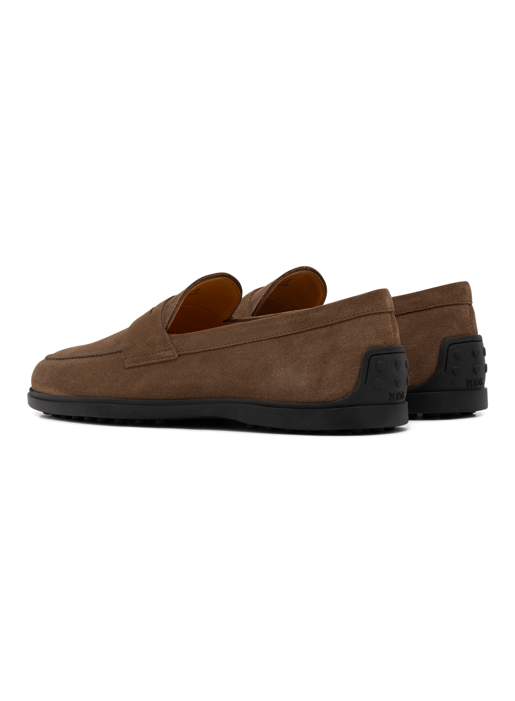 Penny loafers van suède | Beige-Bruin