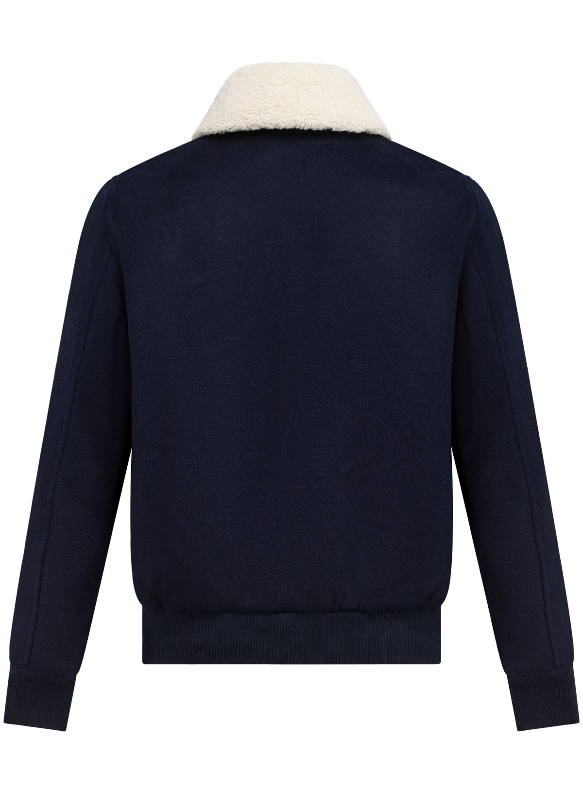 Bomberjack in wol | BLUE NAVY