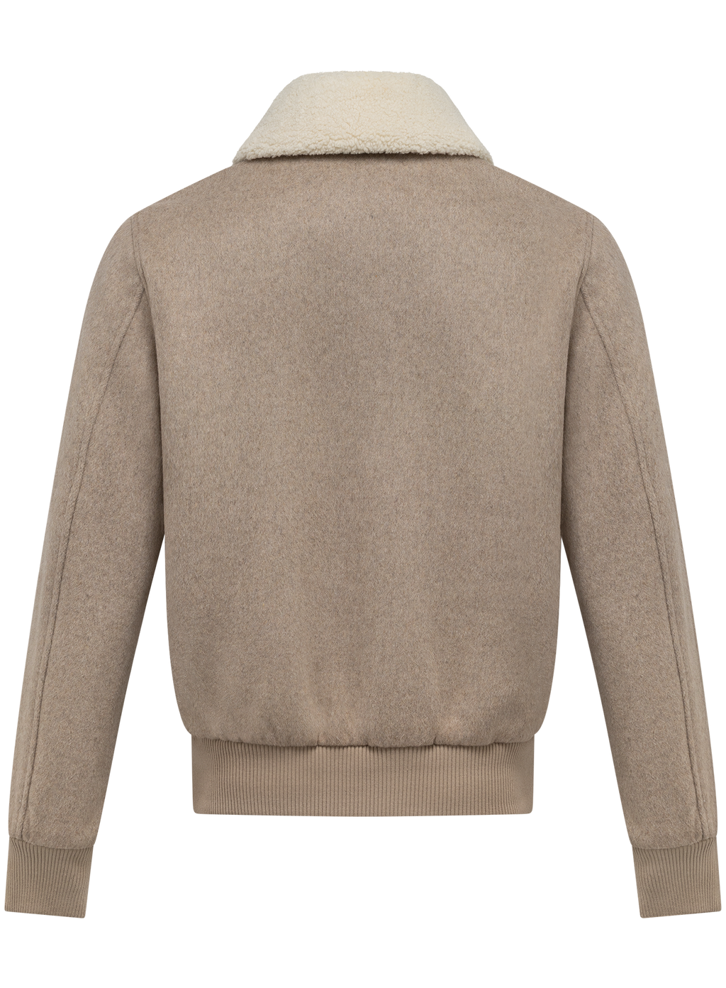 Bomberjack in wol | Beige