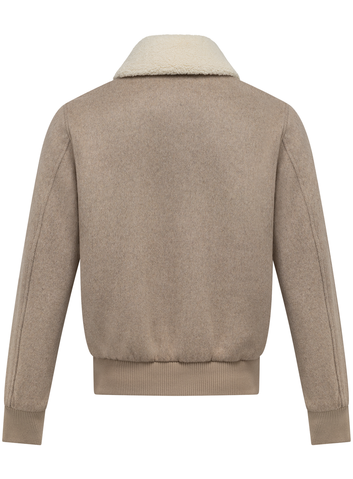 Bomberjack in wol | Beige
