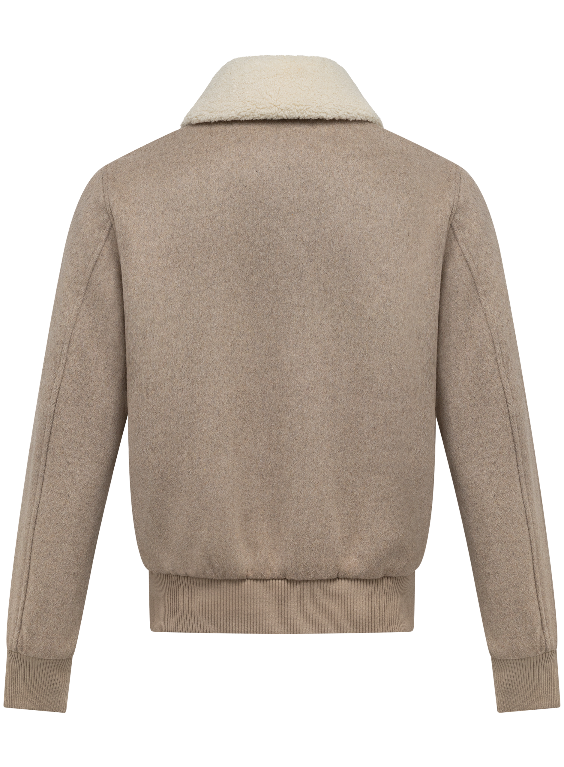 Bomberjack in wol | Beige