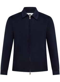Bomberjack in wol | BLUE NAVY