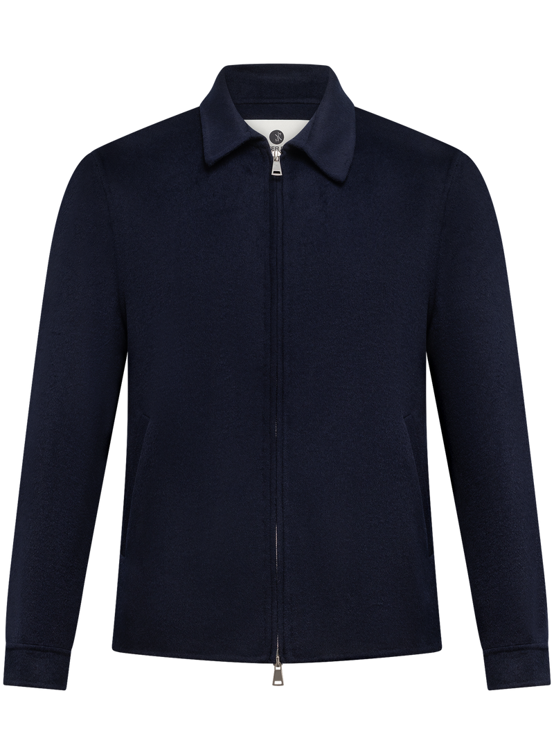 Bomberjack in wol | BLUE NAVY