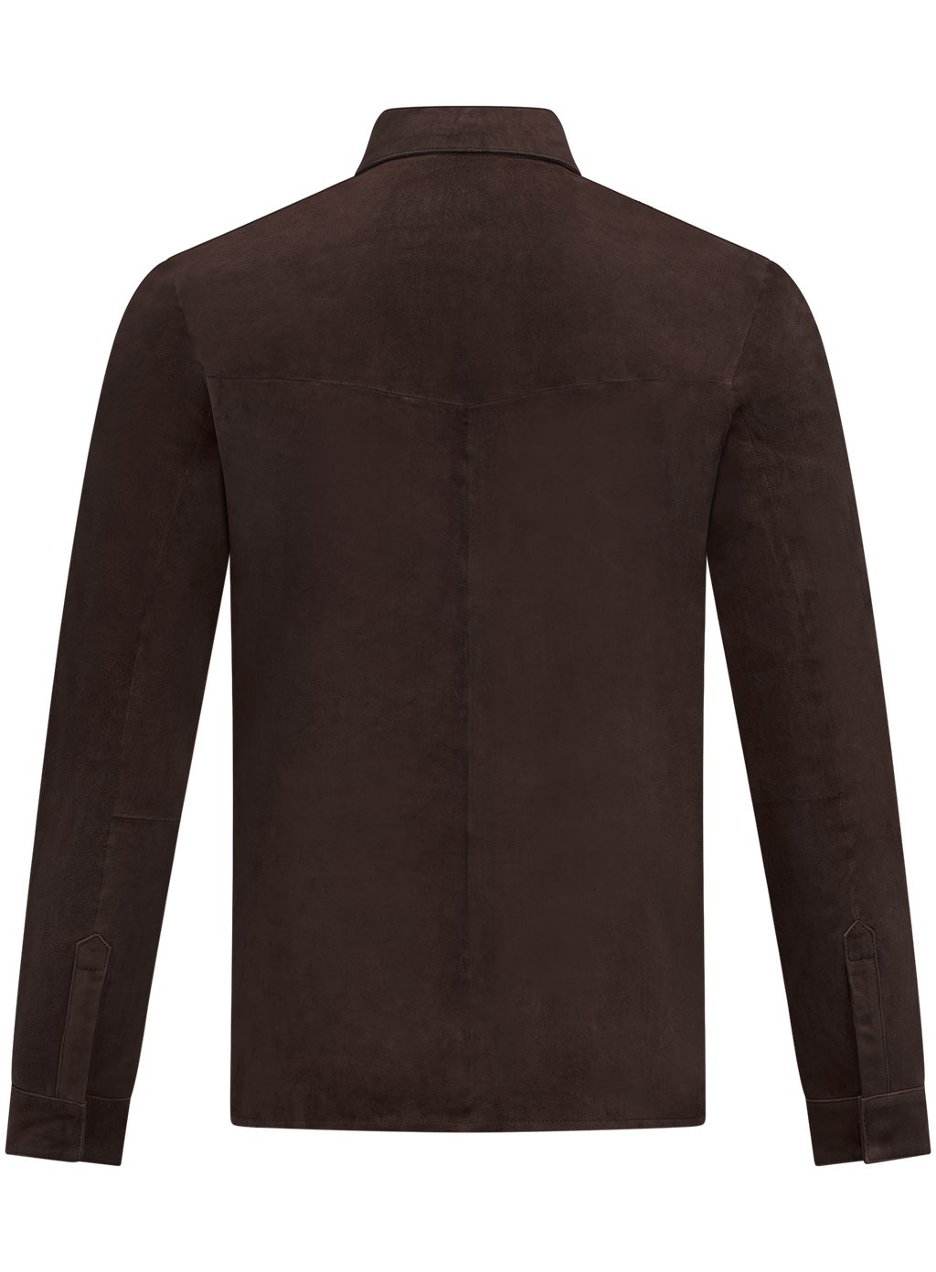 Overshirt in suède | D.Bruin