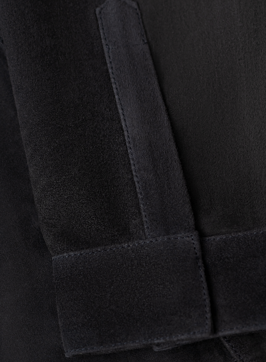 Overshirt in suède | FULL_WIDTH | BLUE NAVY