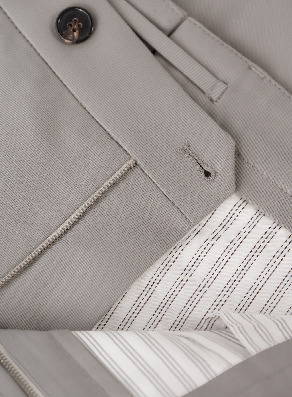 Chino van katoen | FULL_WIDTH | Beige