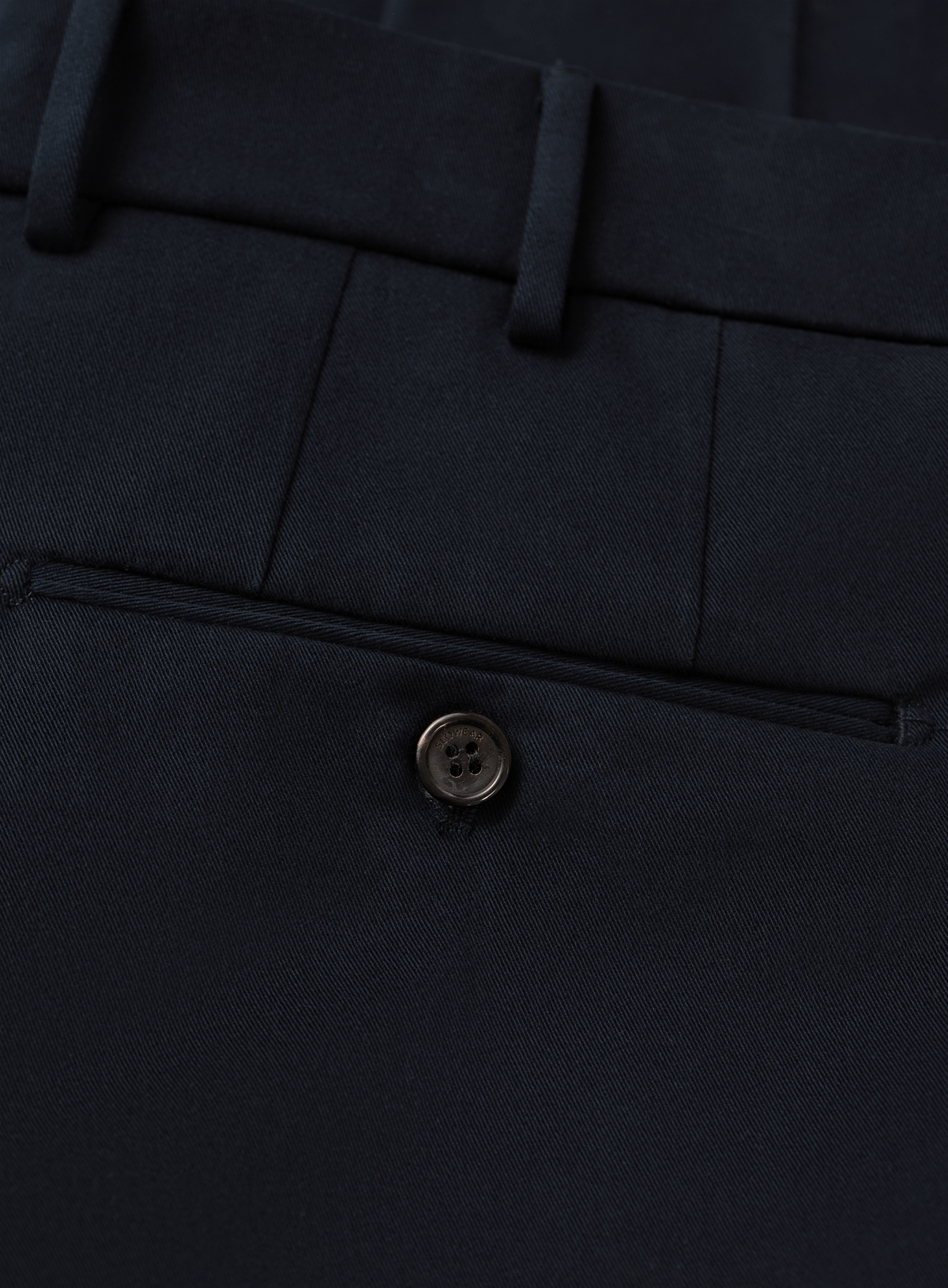 Chino in katoen stretch | FULL_WIDTH | BLUE NAVY