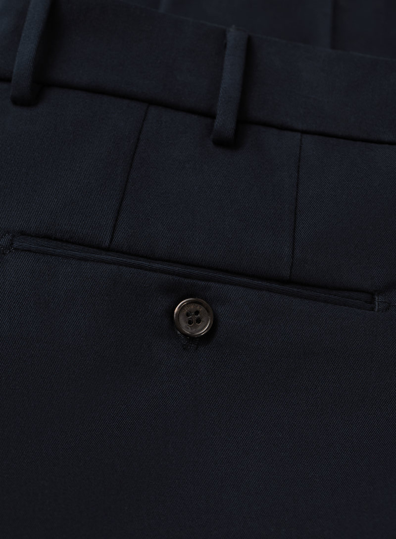 Chino in katoen stretch | FULL_WIDTH | BLUE NAVY