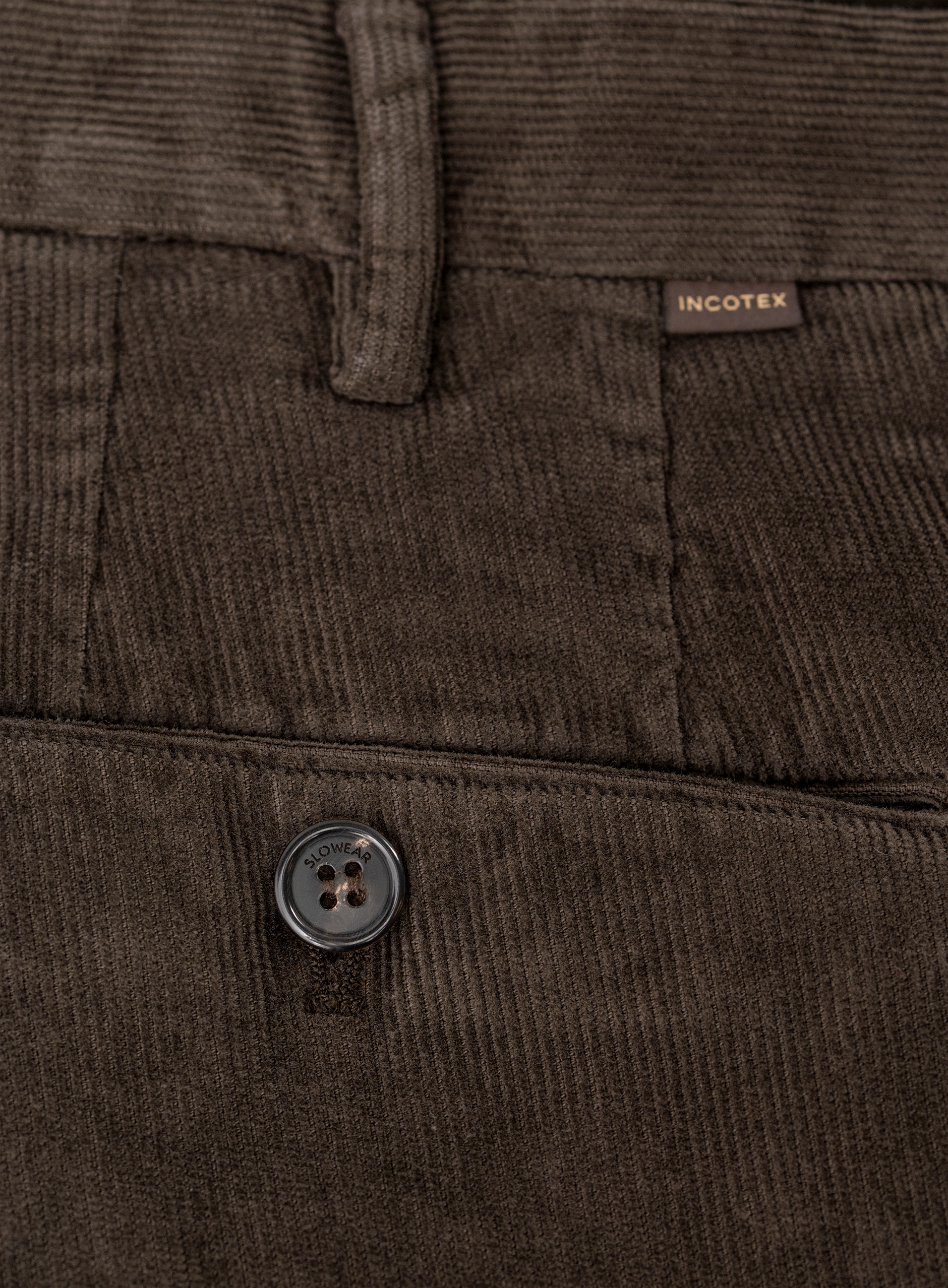 Corduroy broek van katoen | FULL_WIDTH | Bruin