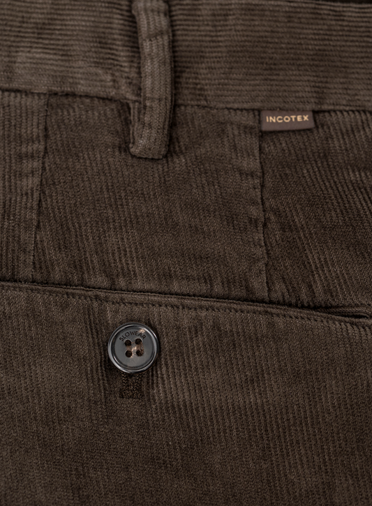 Corduroy broek van katoen