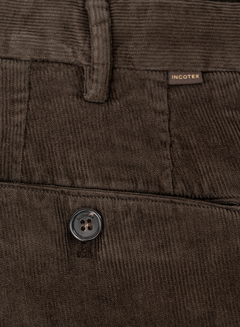 Corduroy broek van katoen | FULL_WIDTH | Bruin