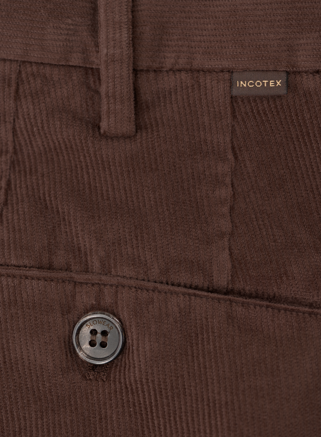 Corduroy broek van katoen | FULL_WIDTH | Roest
