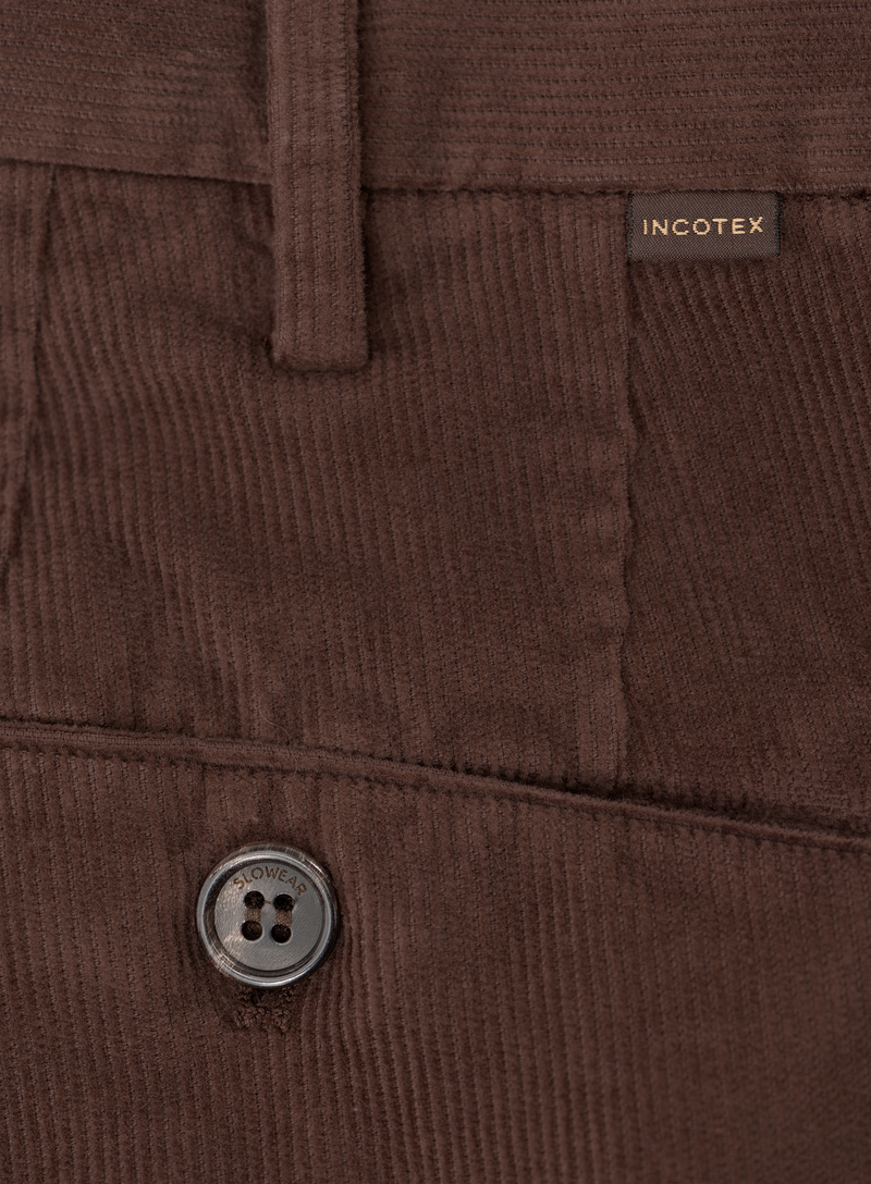 Corduroy broek in katoen | FULL_WIDTH | Roest