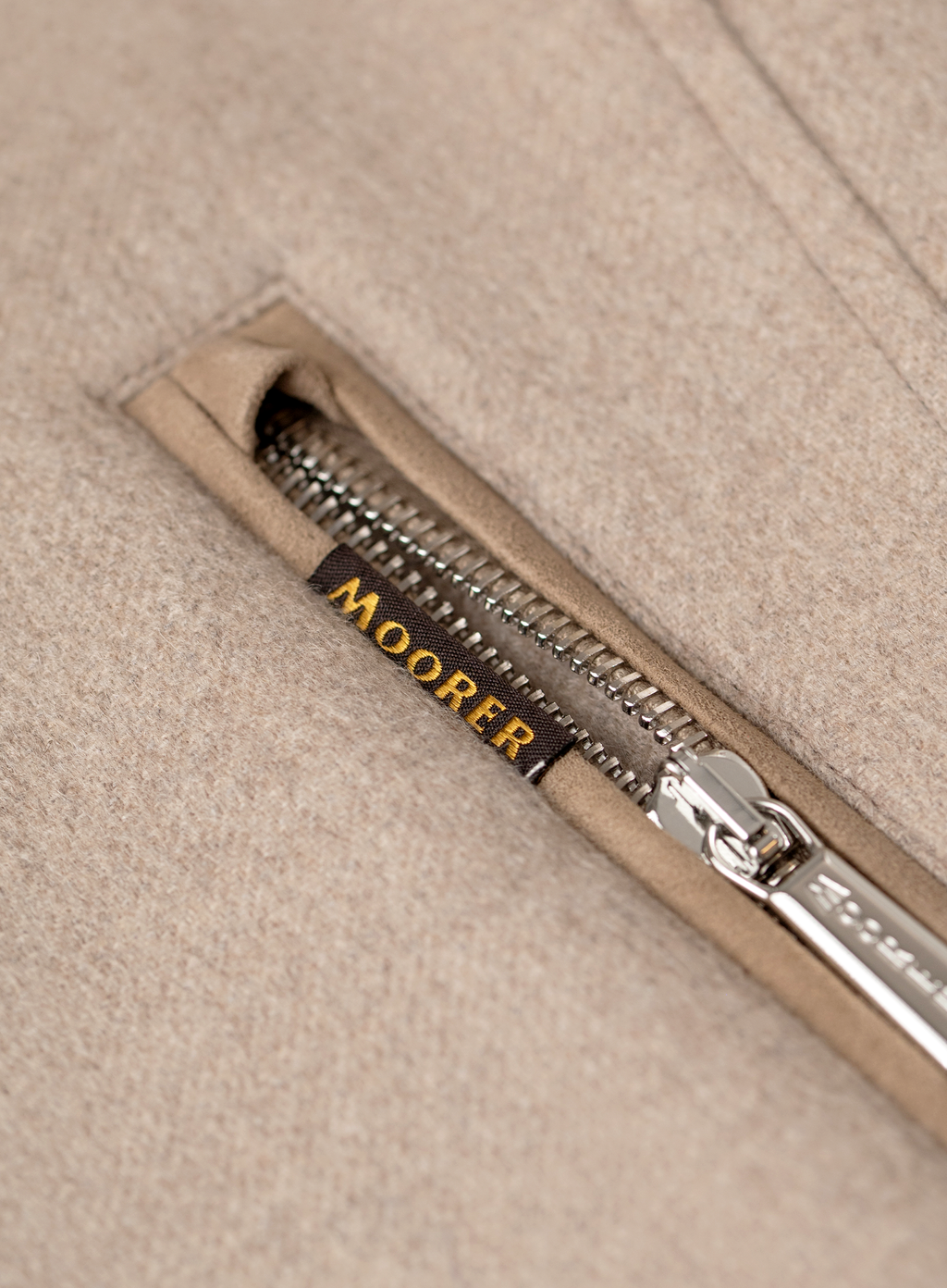 Bomberjack in cashmere | FULL_WIDTH | Beige