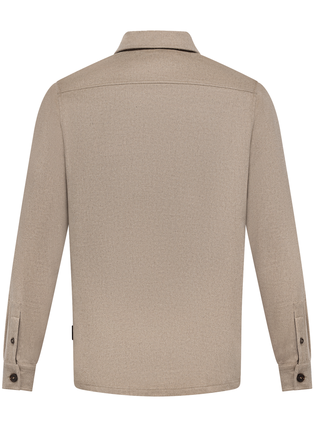 Cashmere overshirt met borstzakken | Beige