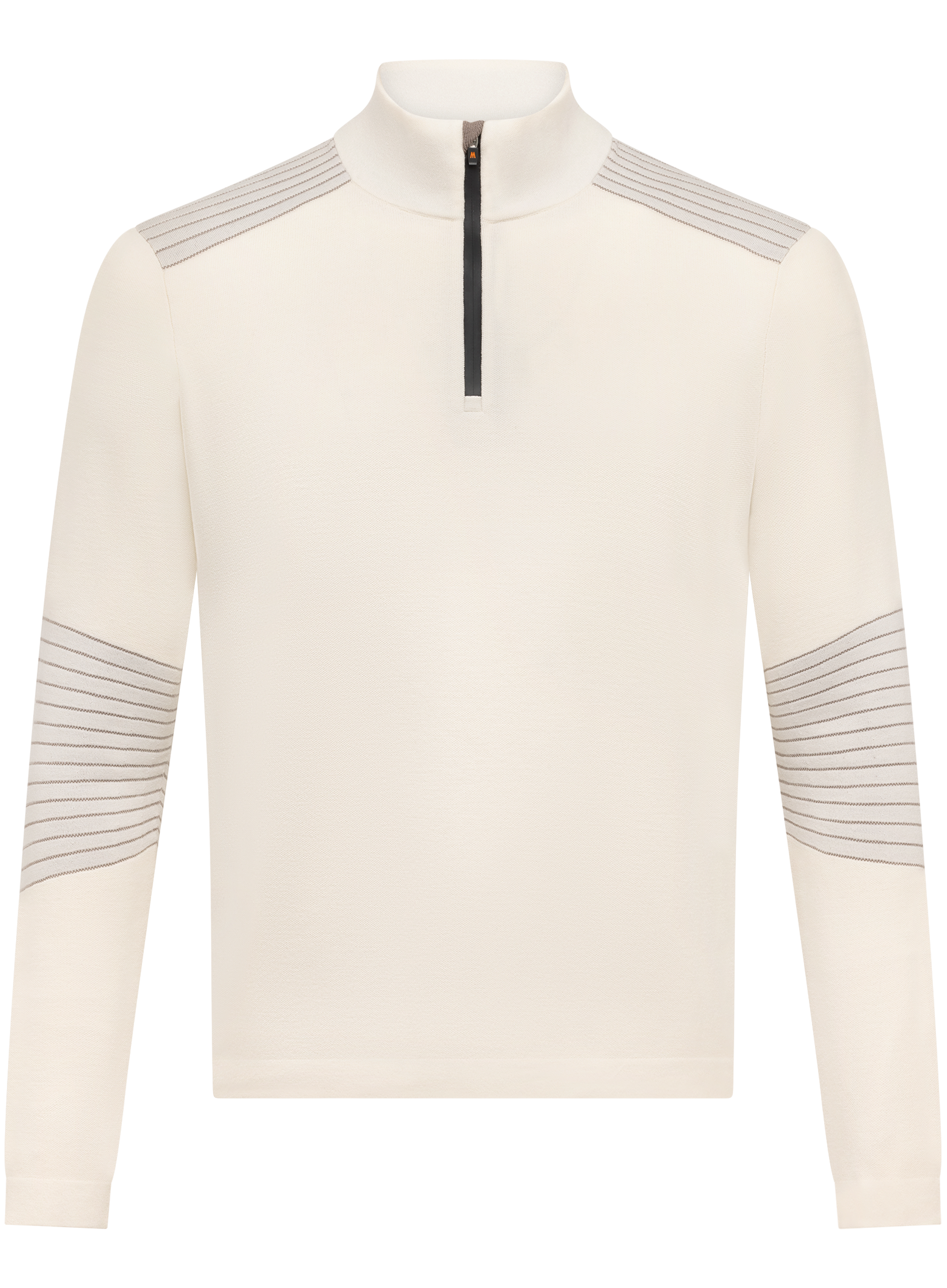 Half-zip vest in wol stretch | Wit
