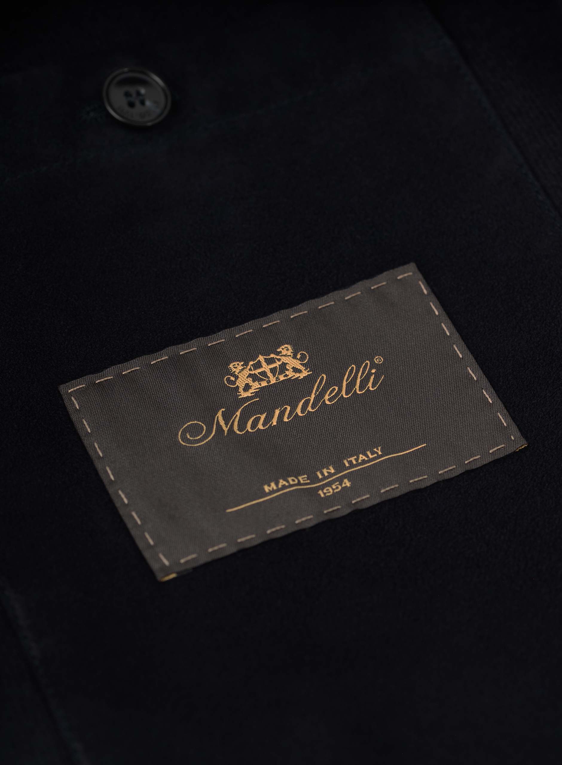 Mantel van cashmere met opstaande kraag | FULL_WIDTH | BLUE NAVY