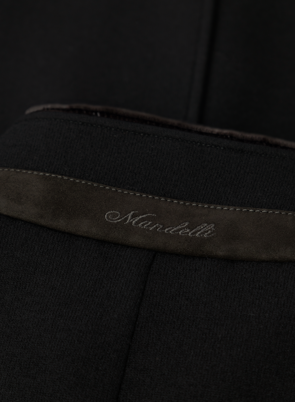 Mantel van cashmere met opstaande kraag | FULL_WIDTH | Zwart