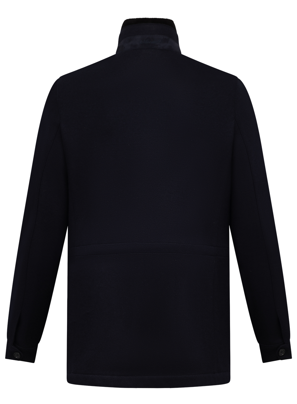 Cashmere jack met opstaande kraag | BLUE NAVY