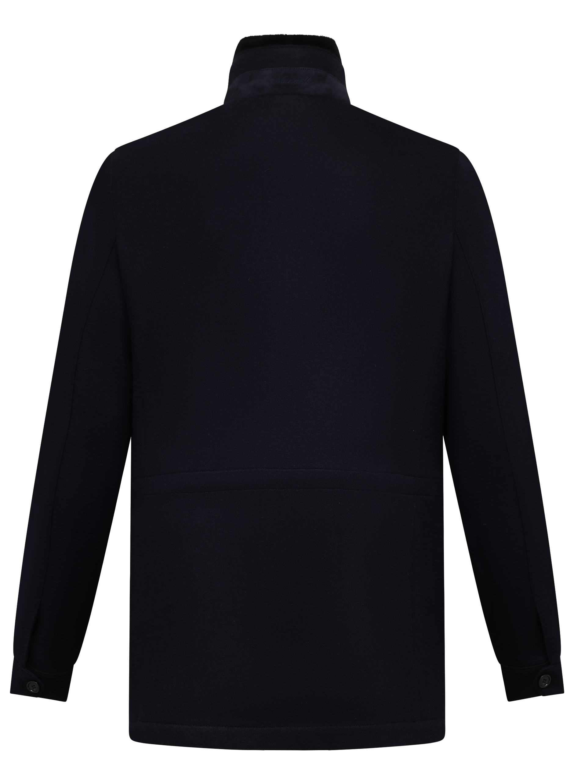Cashmere jack met opstaande kraag | BLUE NAVY