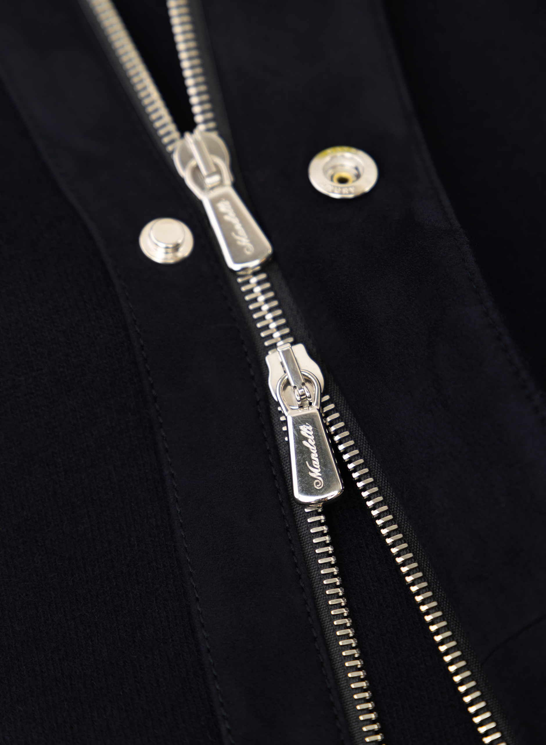 Cashmere jack met opstaande kraag | FULL_WIDTH | BLUE NAVY