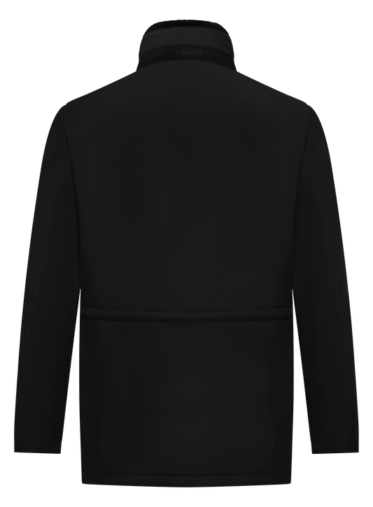 Parka déperlante à col montant