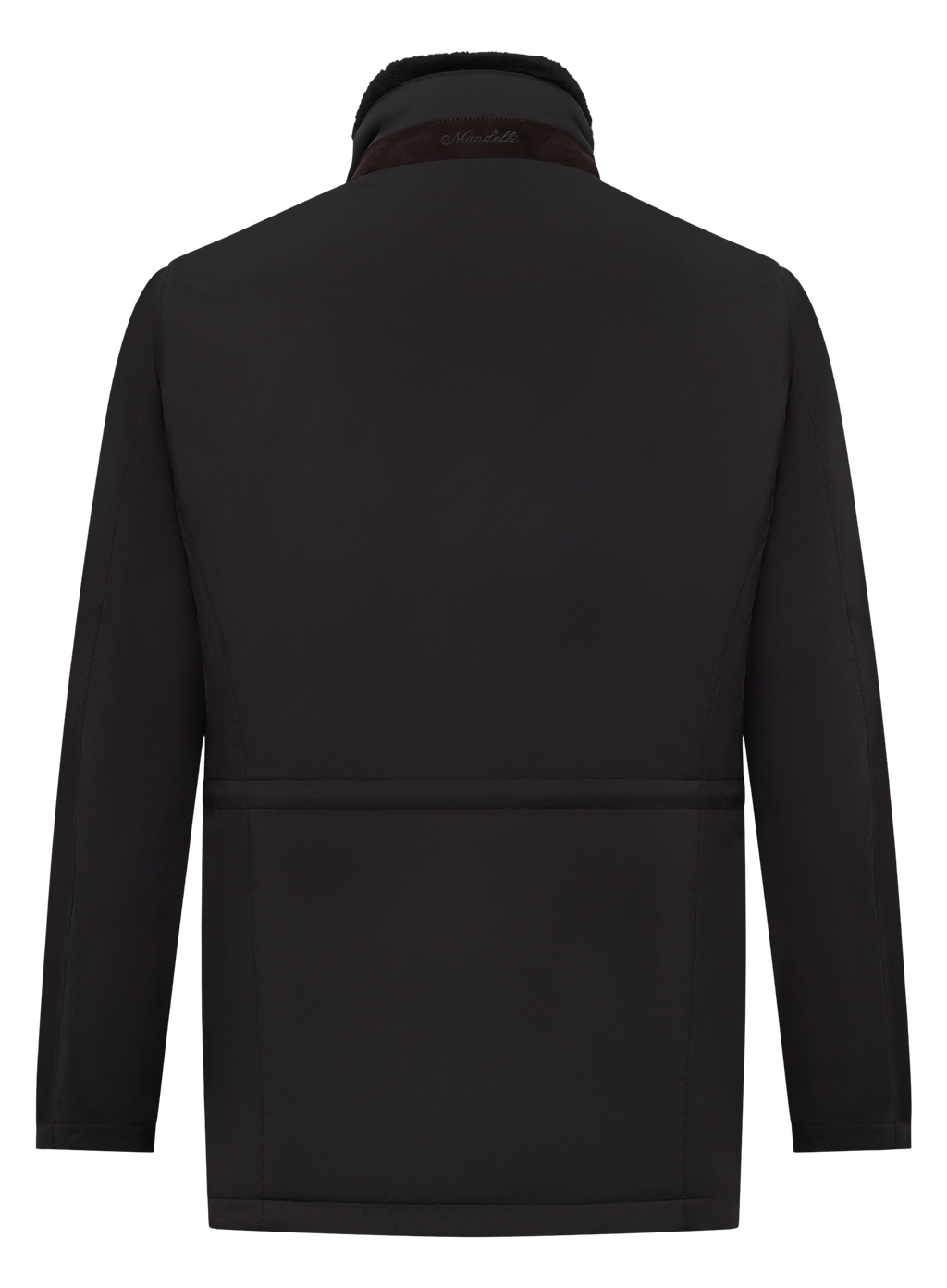 Waterafstotende parka met opstaande kraag | Bruin