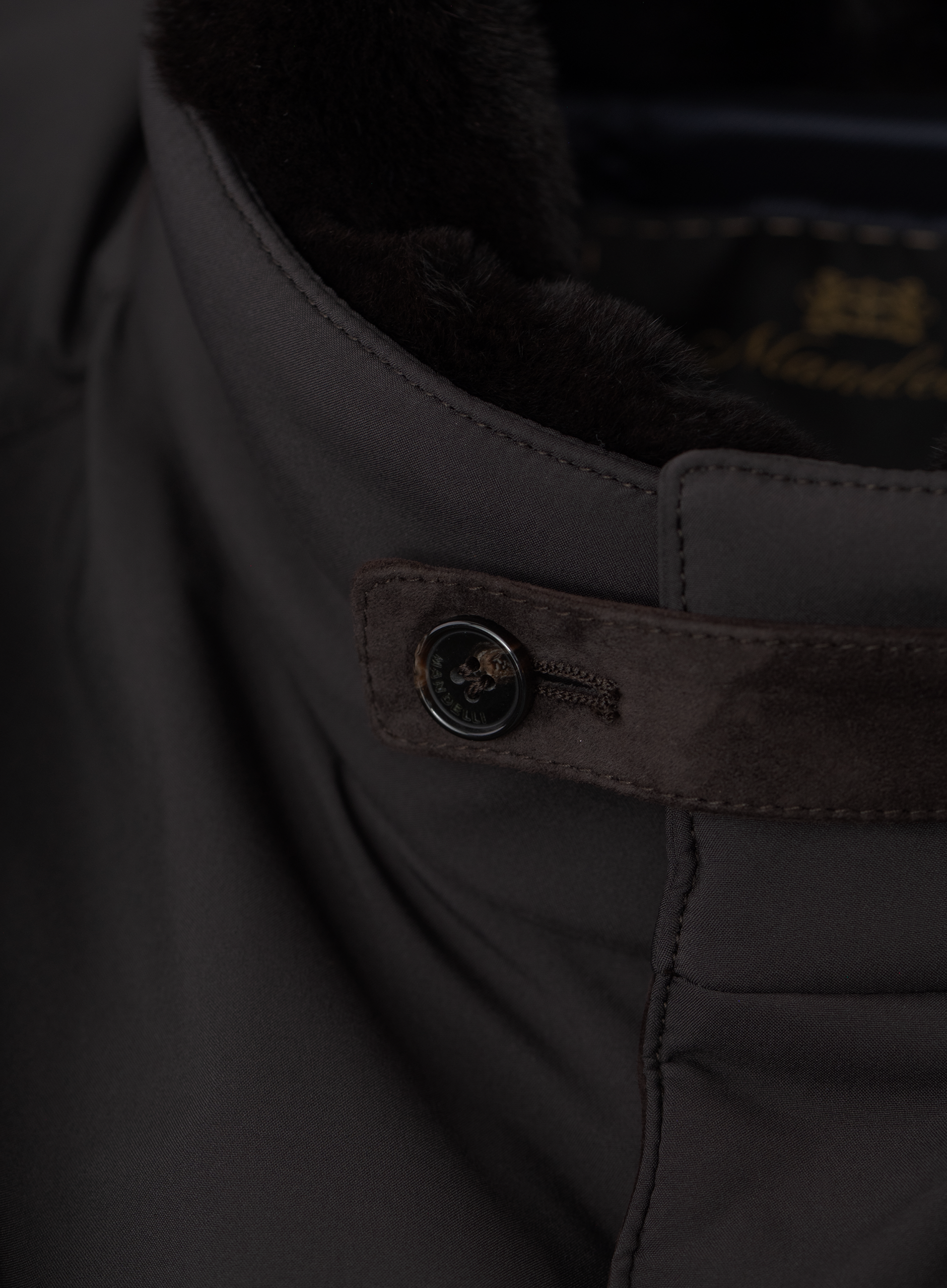 Waterafstotende parka met opstaande kraag | FULL_WIDTH | Bruin