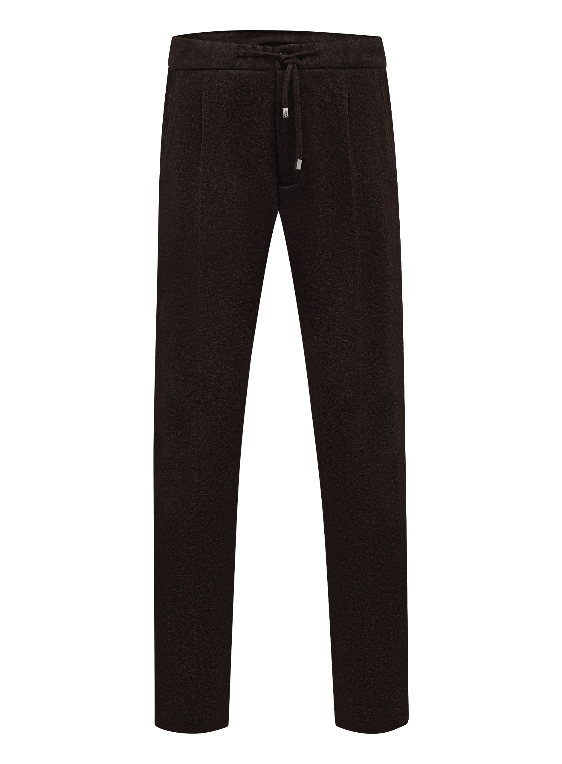 Cashmere jogpantalon met trekkoord | D.Bruin