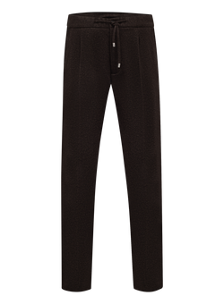 Cashmere jogpantalon met trekkoord | D.Bruin