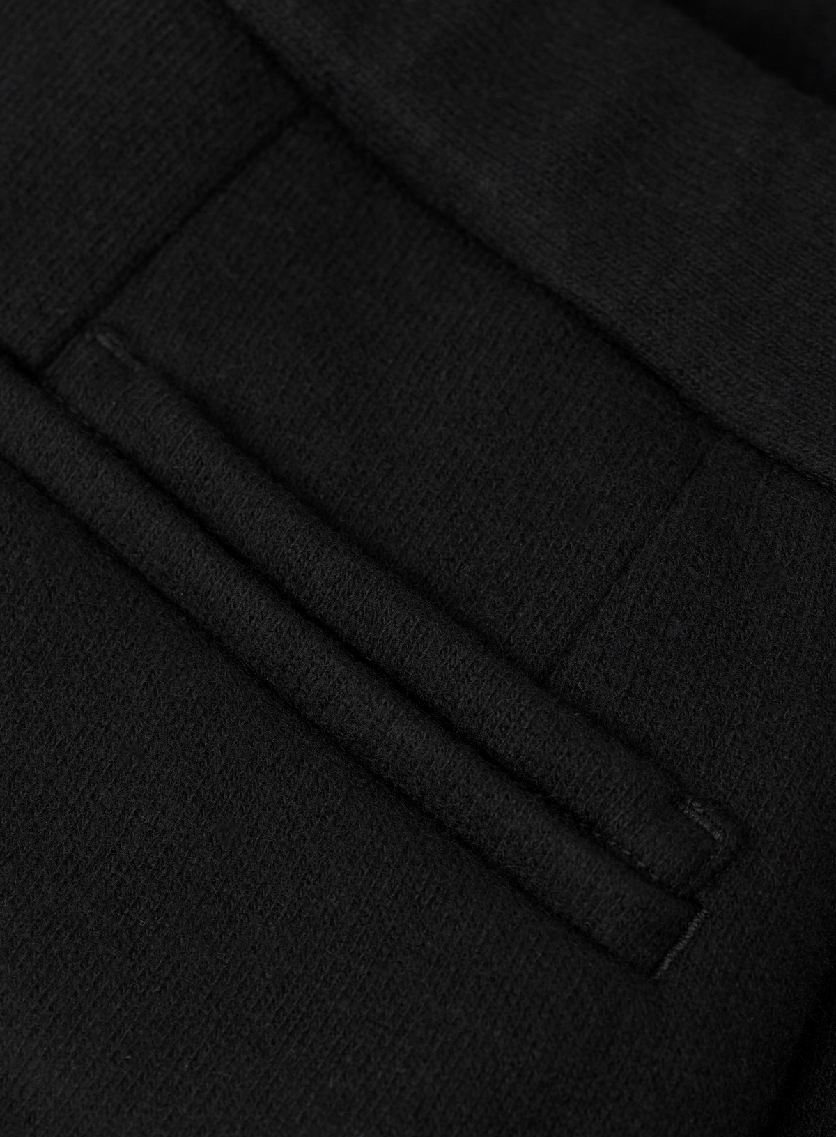 Cashmere jogpantalon met trekkoord | FULL_WIDTH | Zwart