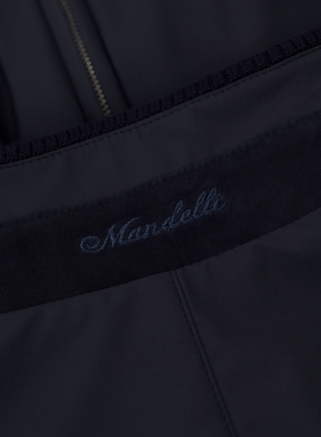 Waterafstotende bomberjack in cashmere | FULL_WIDTH | BLUE NAVY