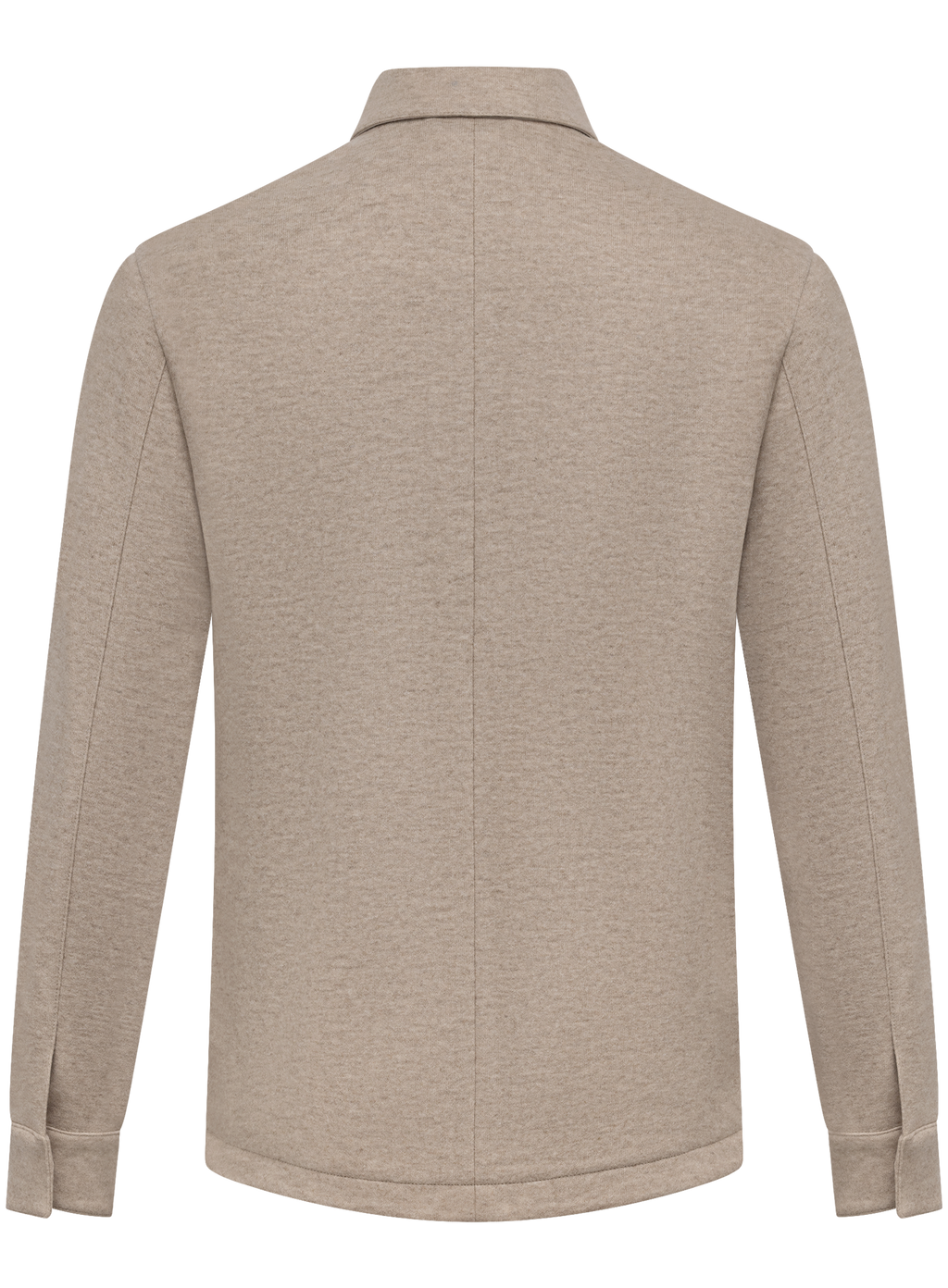 Overshirt in cashmere stretch | Beige