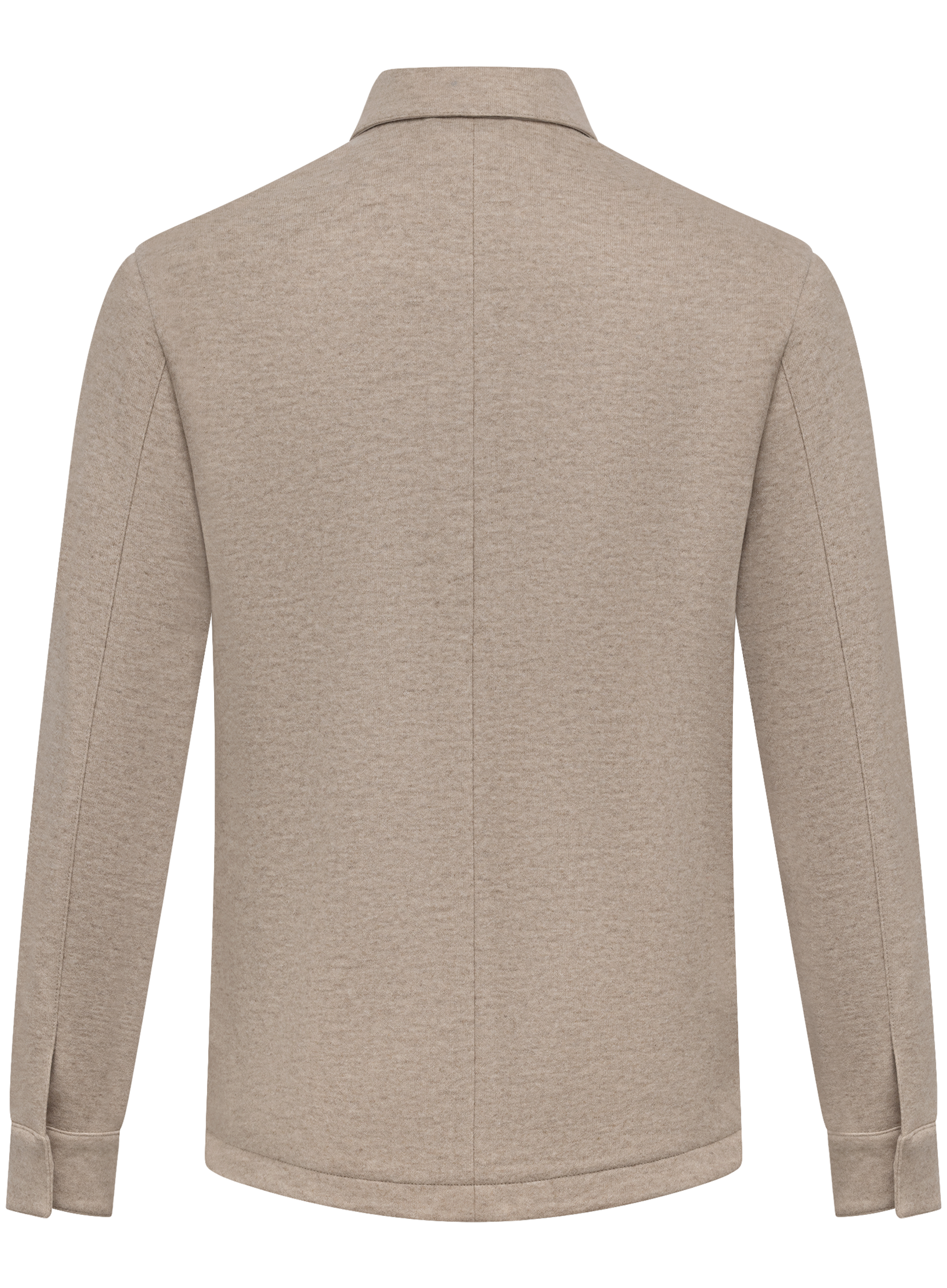 Overshirt in cashmere stretch | Beige