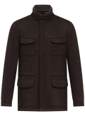 Field jacket in cashmere stretch | Bruin