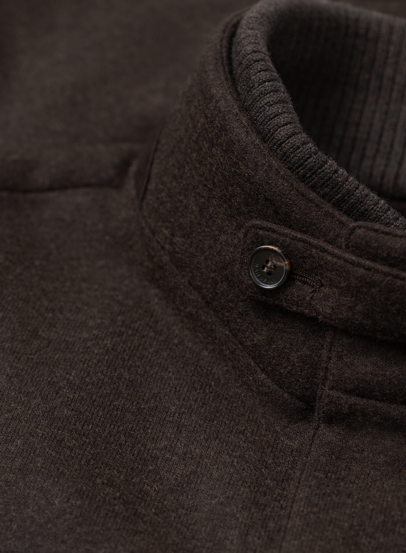 Field jacket in cashmere stretch | FULL_WIDTH | Bruin