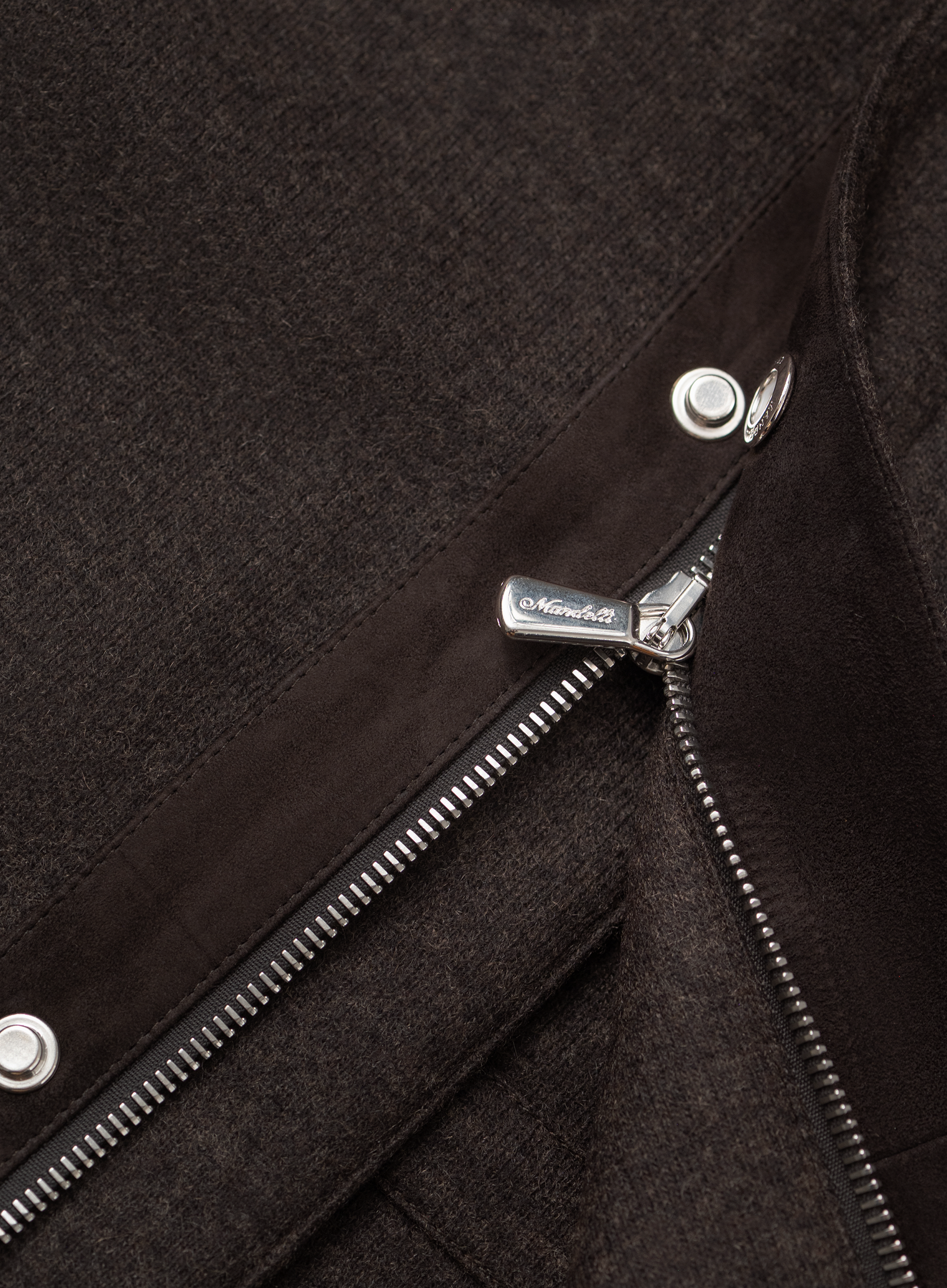 Field jacket in cashmere stretch | FULL_WIDTH | Bruin