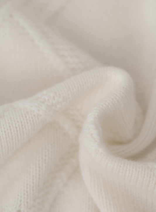 Ronde hals trui in cashmere