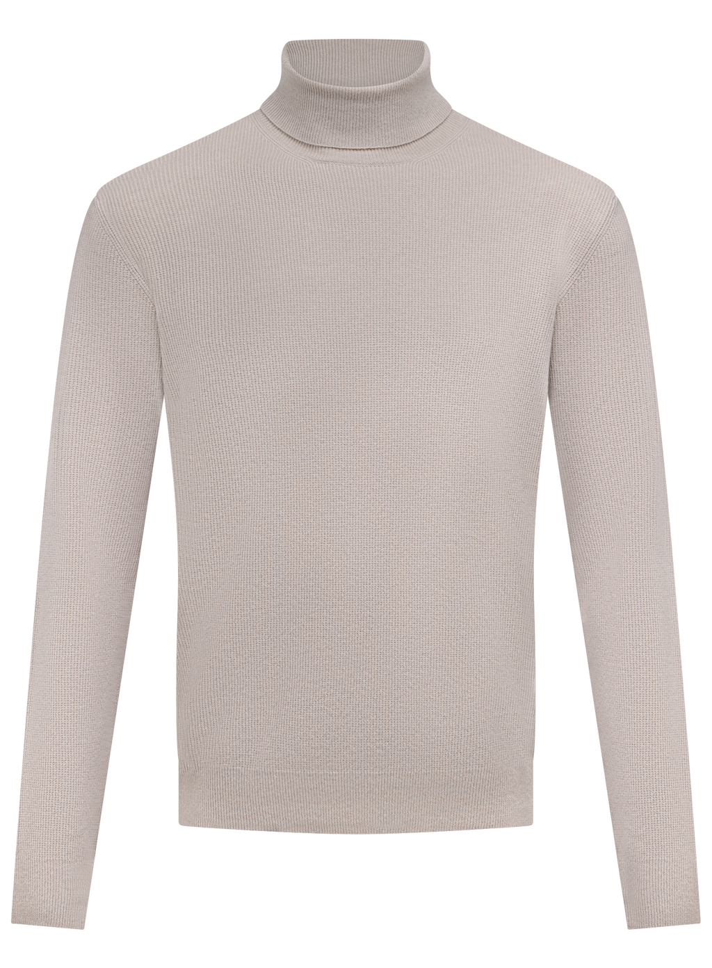 Fijngebreide coltrui van cashmere | Beige