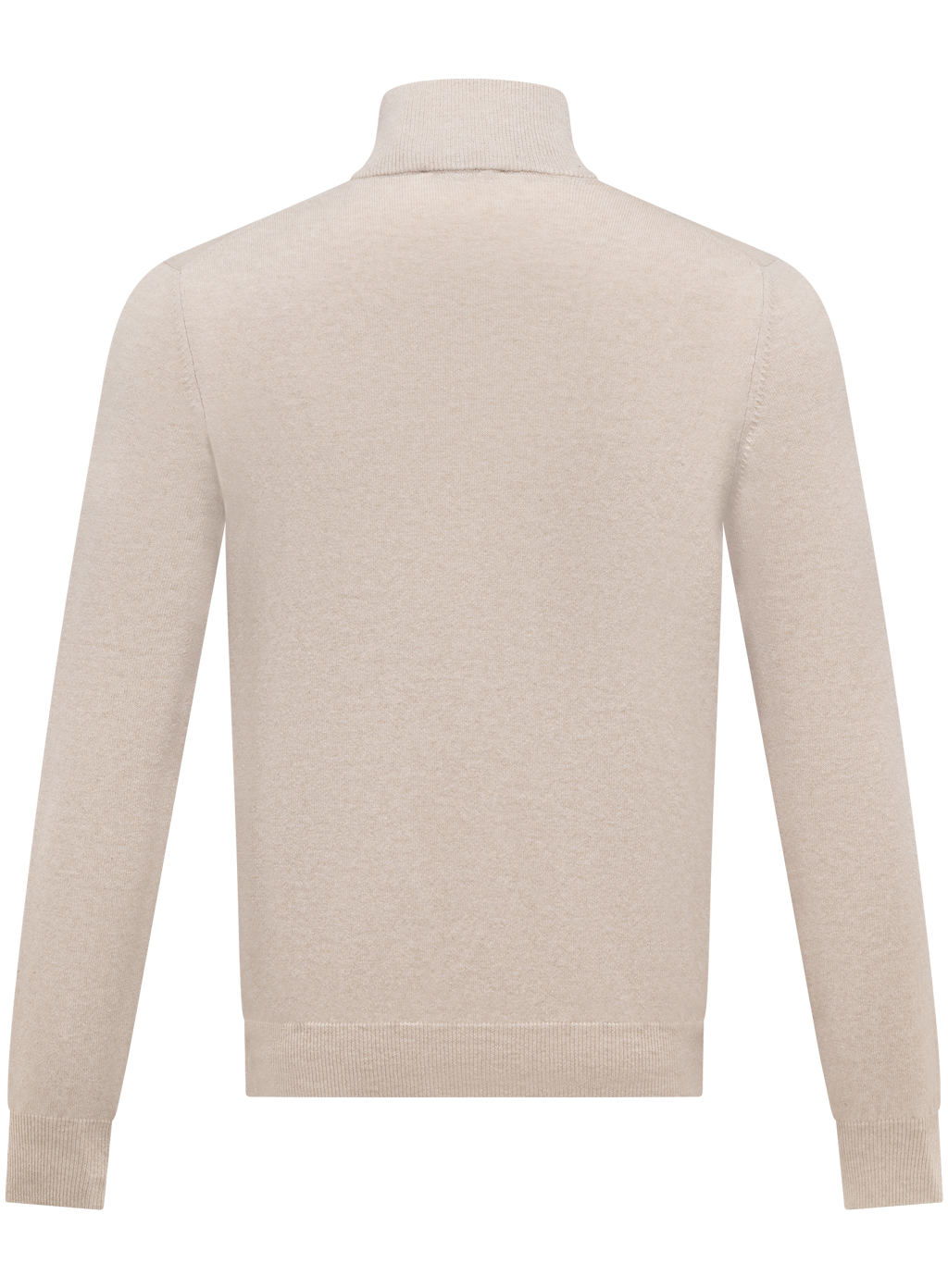 Half-zip trui in cashmere | Beige