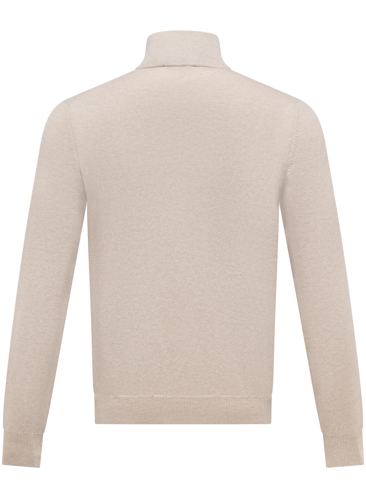 Half-zip trui in cashmere | Beige