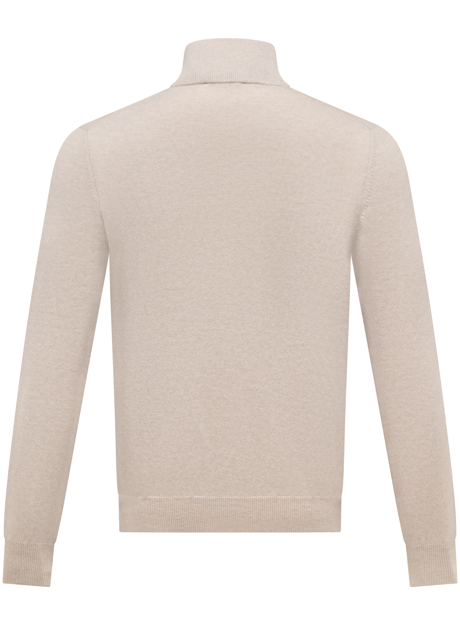 Half-zip trui in cashmere | Beige