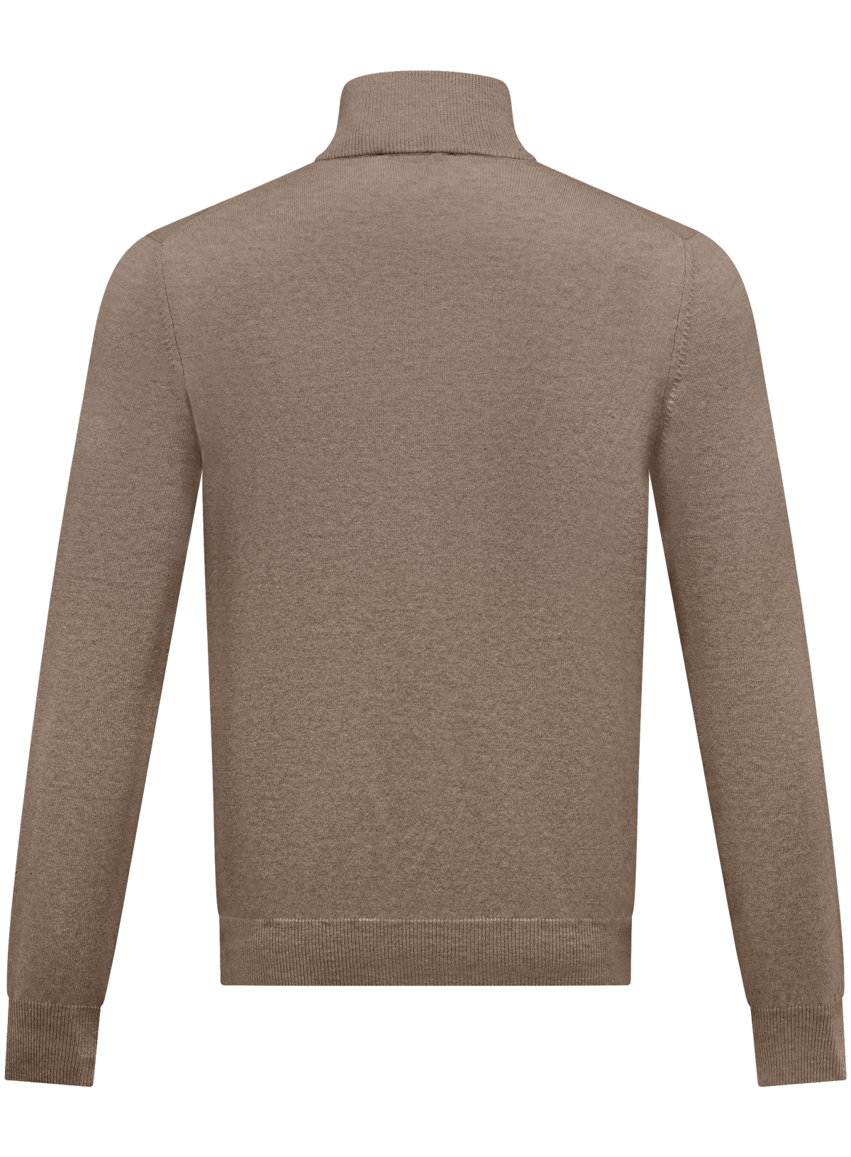 Half-zip trui in cashmere | TAUPE