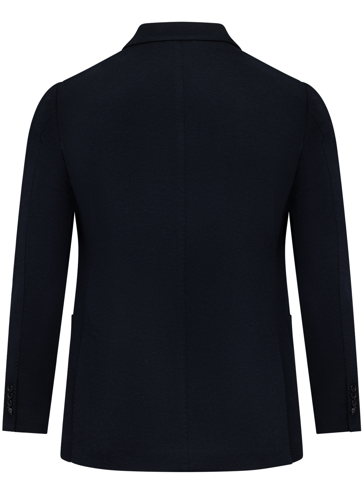 Colbert van scheerwol en katoen | BLUE NAVY