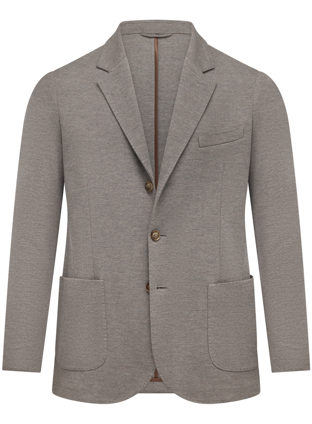 Colbert van scheerwol en katoen | Beige