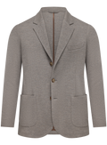 Colbert van scheerwol en katoen | Beige