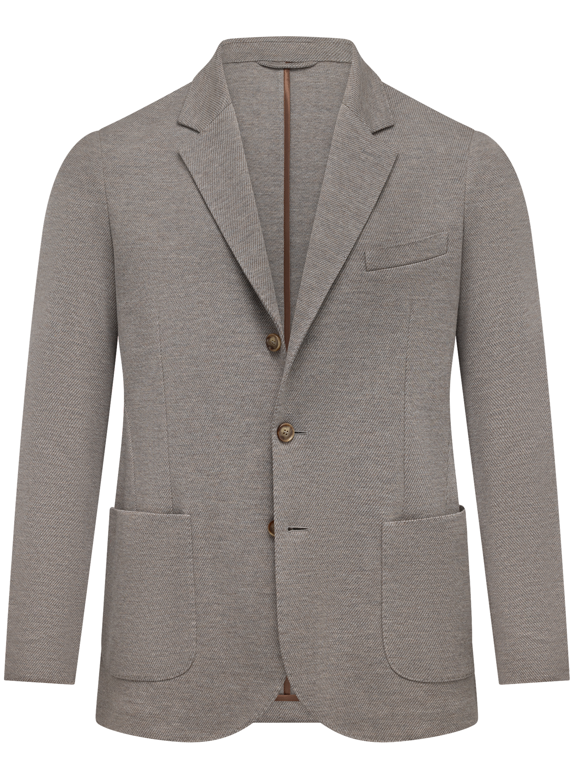 Colbert van scheerwol en katoen | Beige