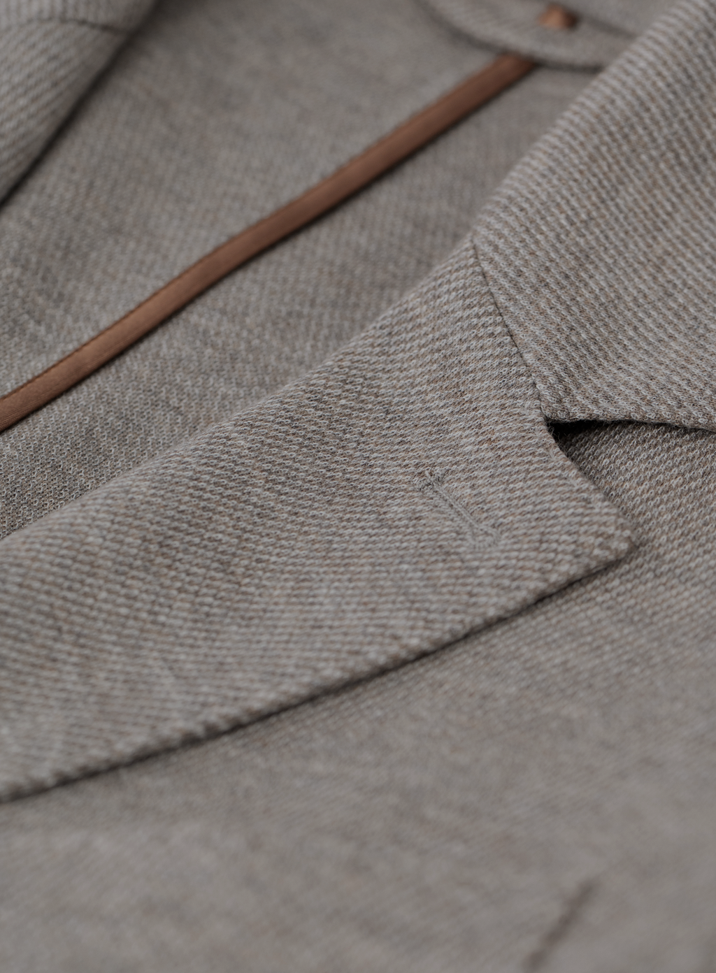Colbert van scheerwol en katoen | FULL_WIDTH | Beige