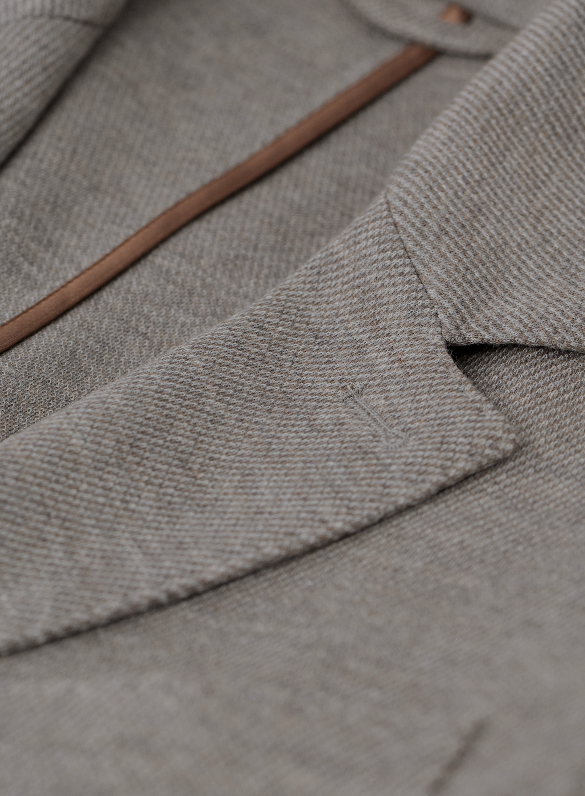 Colbert van scheerwol en katoen | FULL_WIDTH | Beige