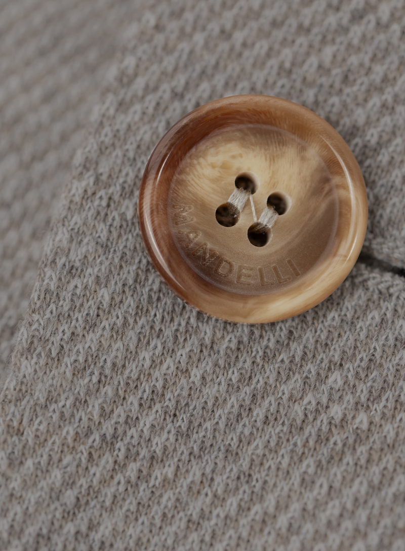 Colbert van scheerwol en katoen | FULL_WIDTH | Beige
